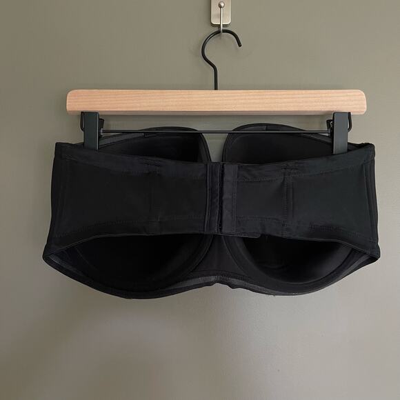 WACOAL Red Carpet Strapless Underwire Bra Black Size 40G Seamless Smoothing - Picture 7 of 11